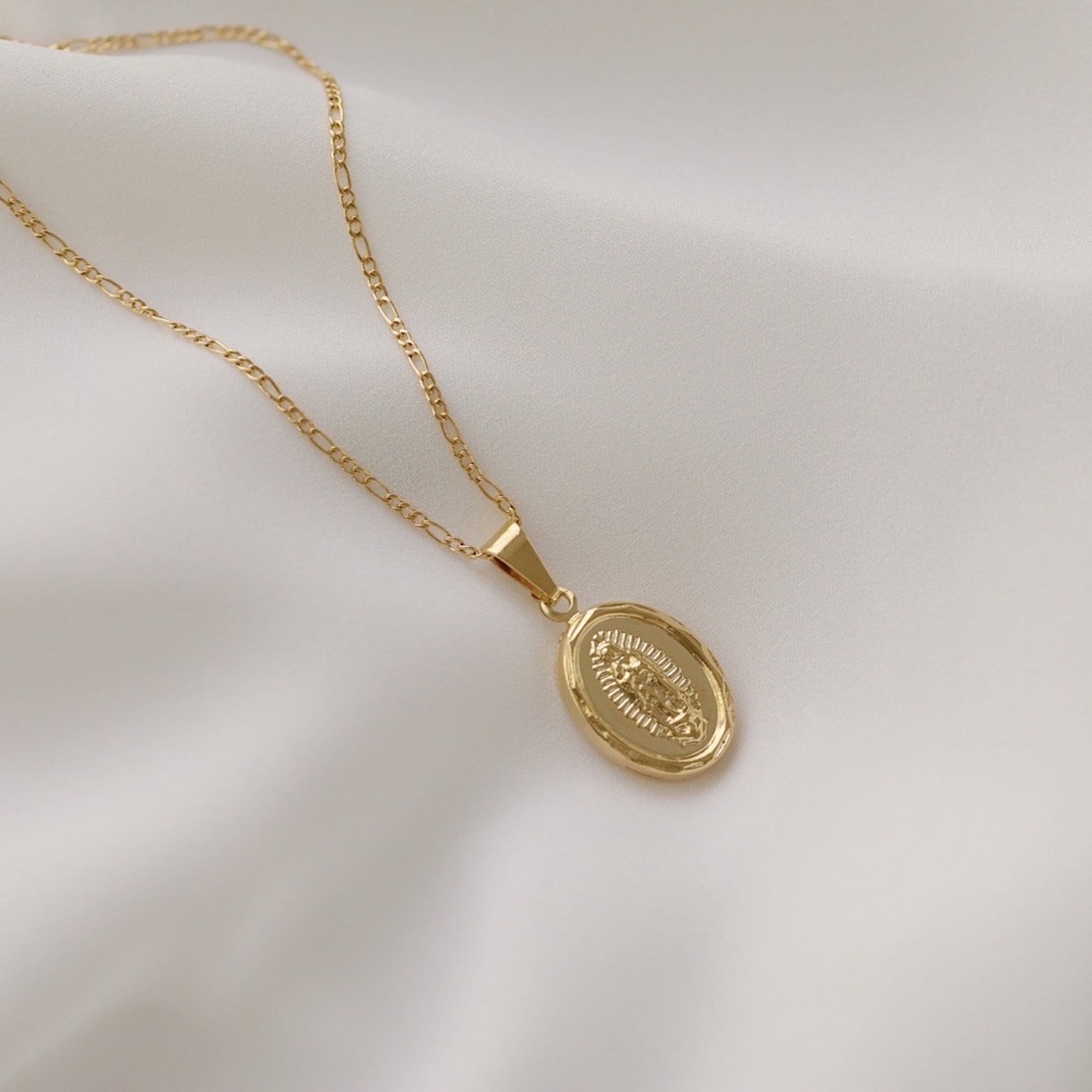 Virgin Mary Necklace | 18k Gold Filled - Picture 6 of 8